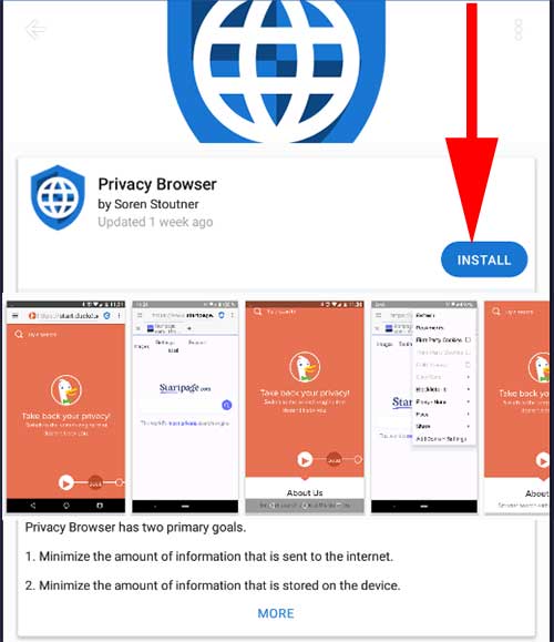Install Privacy Browser