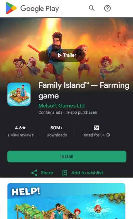 Install Family island game