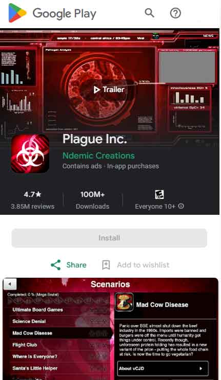 Install plague Inc 